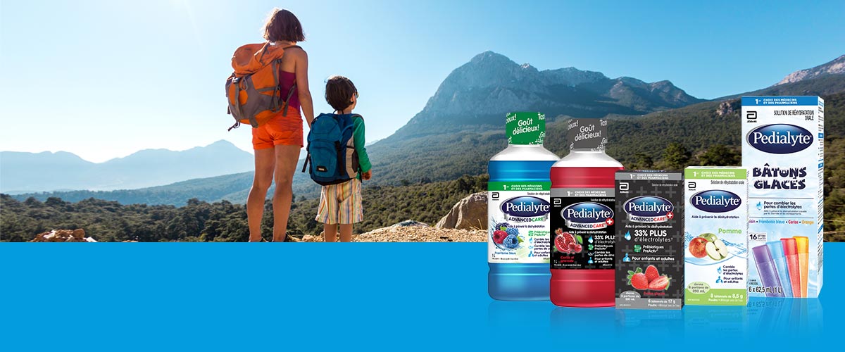 La nouvelle solution de réhydratation Pedialyte® AdvancedCare™