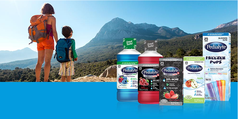 La nouvelle solution de réhydratation Pedialyte® AdvancedCare™