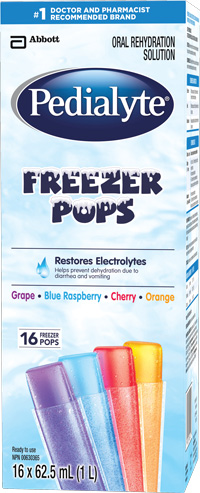 Pedialyte® Freezer Pops are a cool way to rehydrate during the summer